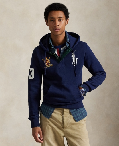 Ralph Lauren Men's Big Pony 20th Anniversary Crest Hoodie