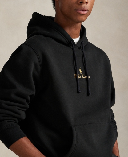 Men's Long Sleeve Graphic Fleece Hoodie