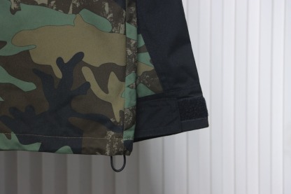 Printed Hooded Camouflage Jacket