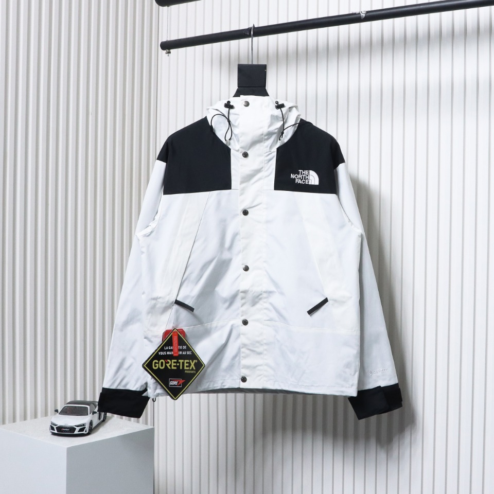 THE N0RTH FACE Color Blocking Spliced Outdoor Jackets White