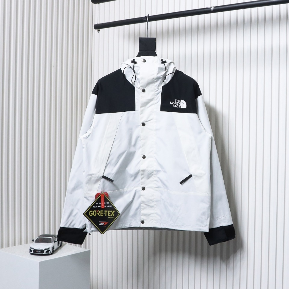 THE N0RTH FACE Color Blocking Spliced Outdoor Jackets White