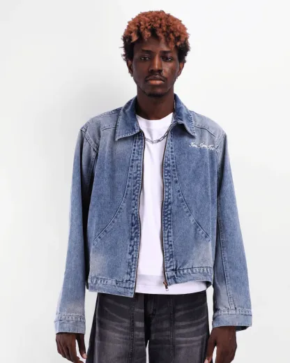 Work Jacket Denim - Aged Blue