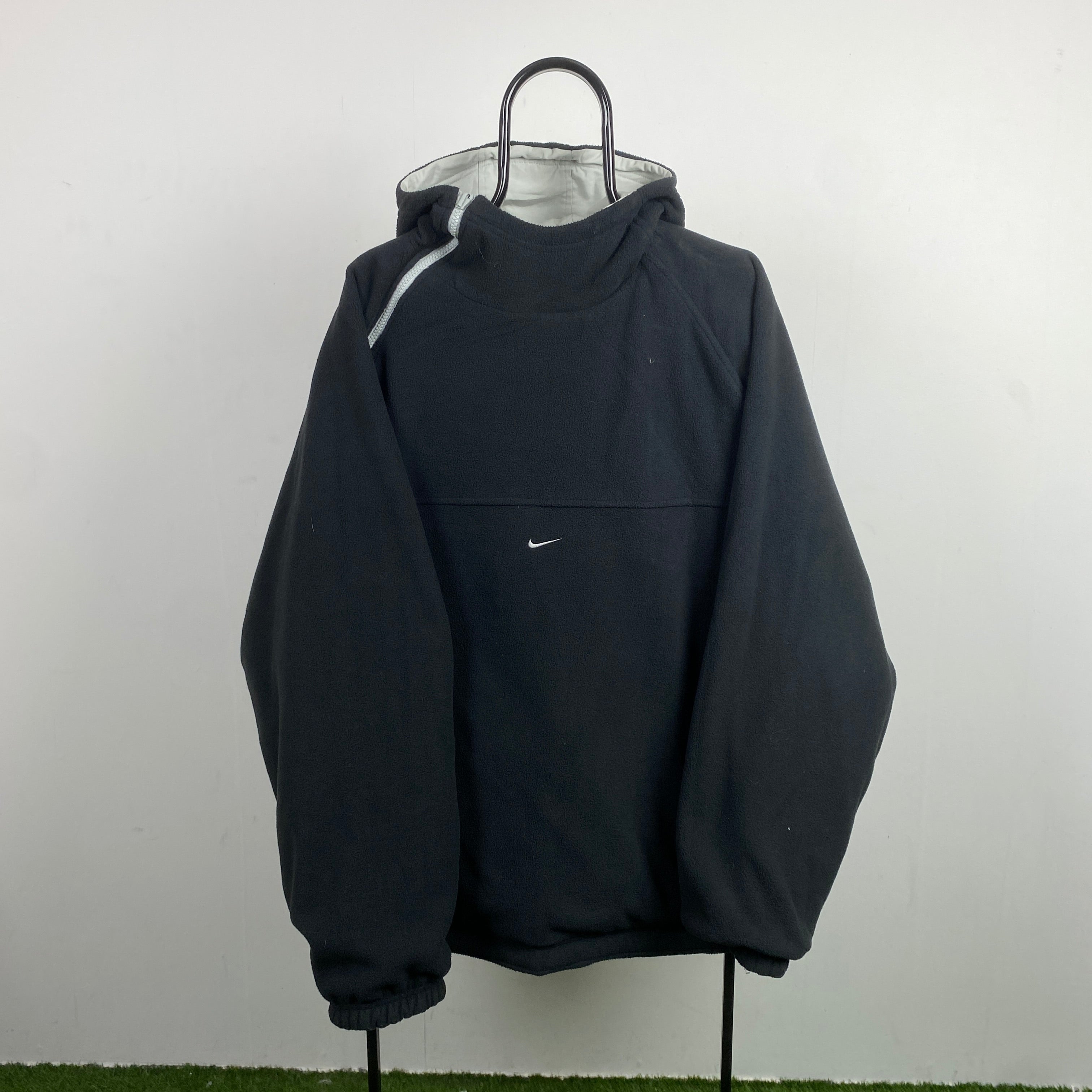Reversible Side Winder Fleece Coat Jacket