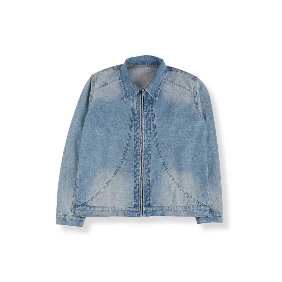 Washed Denim Work Jacket