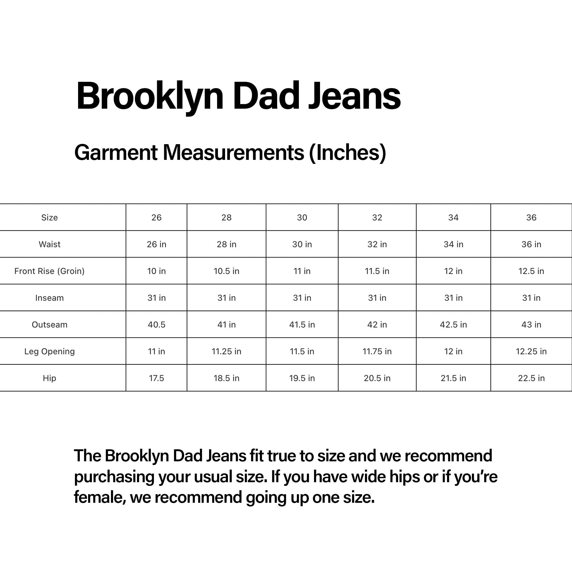 The Brooklyn Dad Jeans | Relaxed, Wide-Leg
