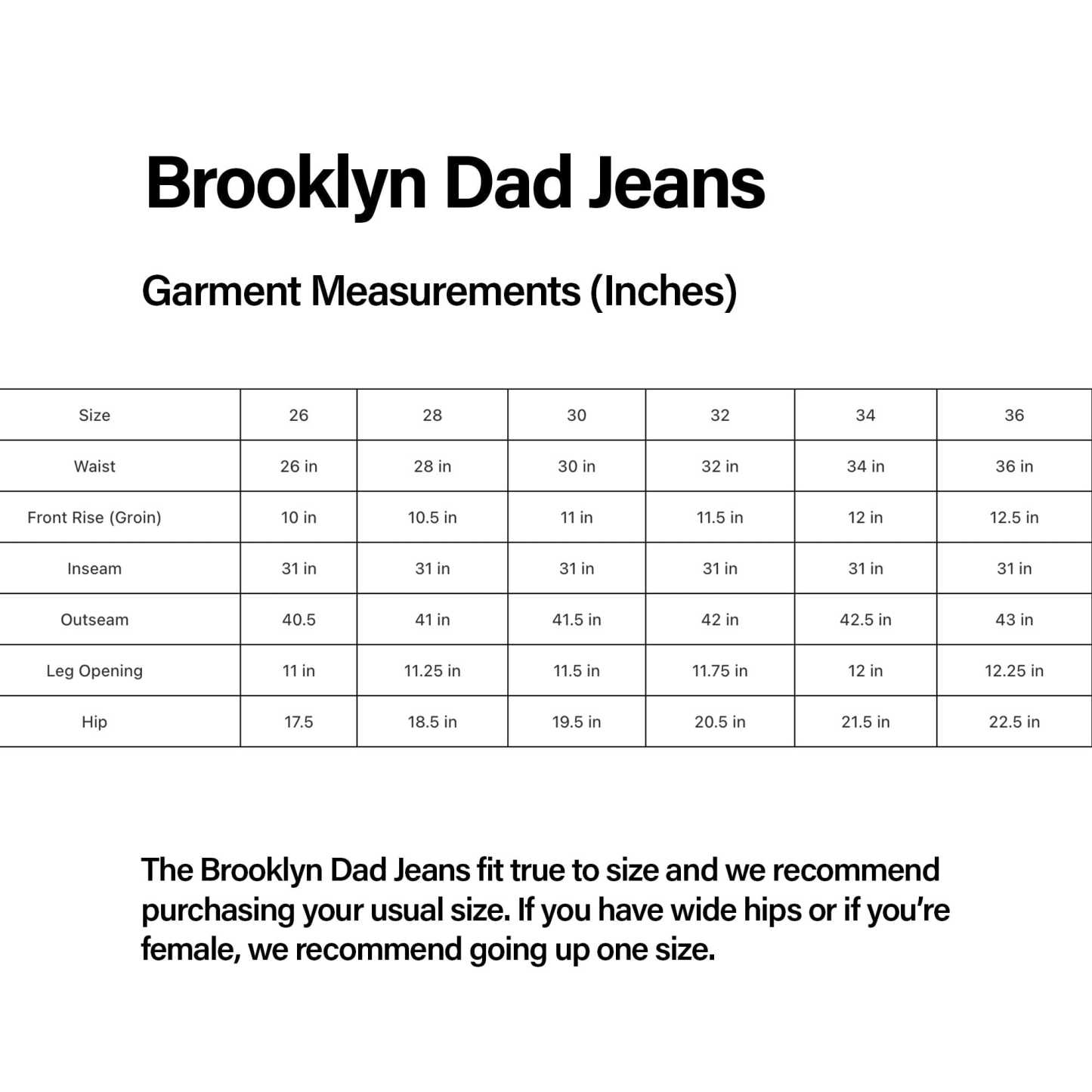 The Brooklyn Dad Jeans | Relaxed, Wide-Leg