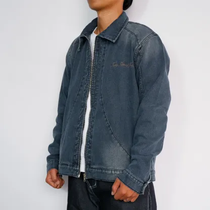 Washed Denim Work Jacket