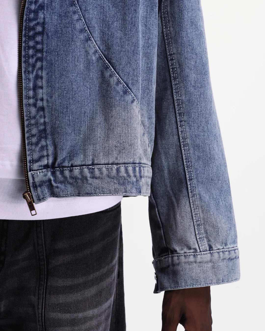 Work Jacket Denim - Aged Blue