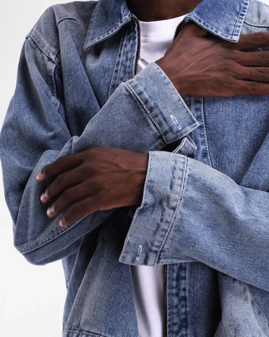 Work Jacket Denim - Aged Blue