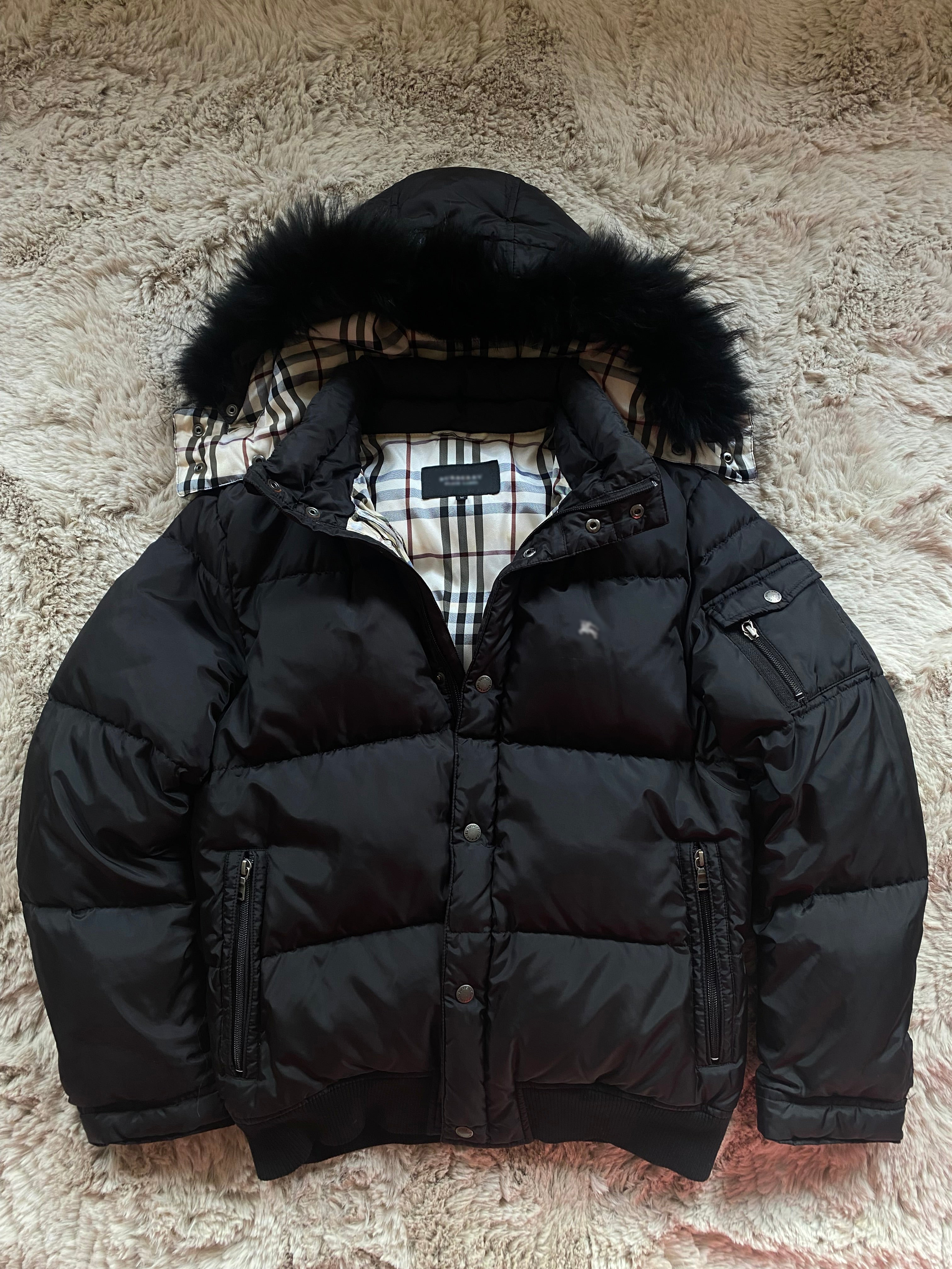 Double-sided checkered pattern puffer