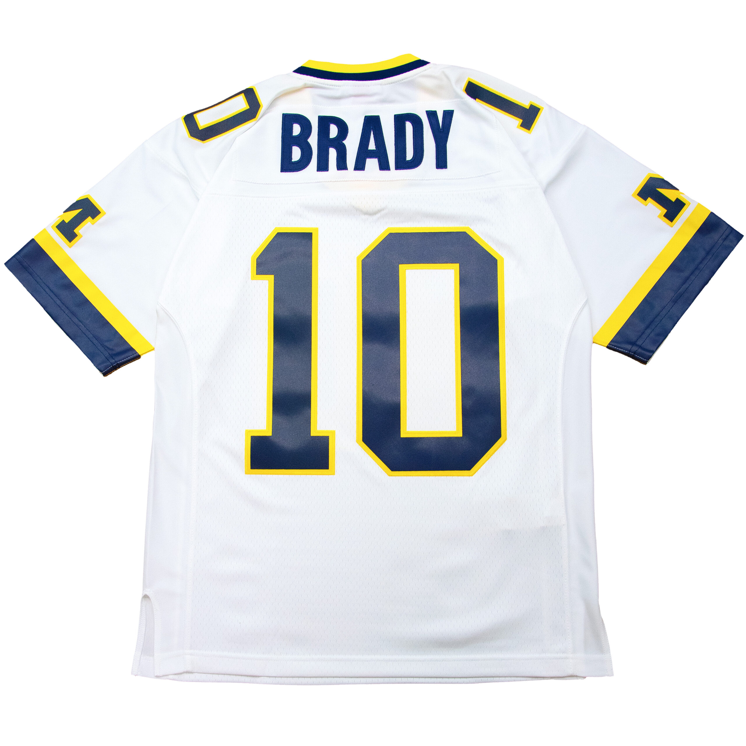 Mitchell & Ness – NCAA White Jersey – Michigan Wolverines – Tom Brady – 1999