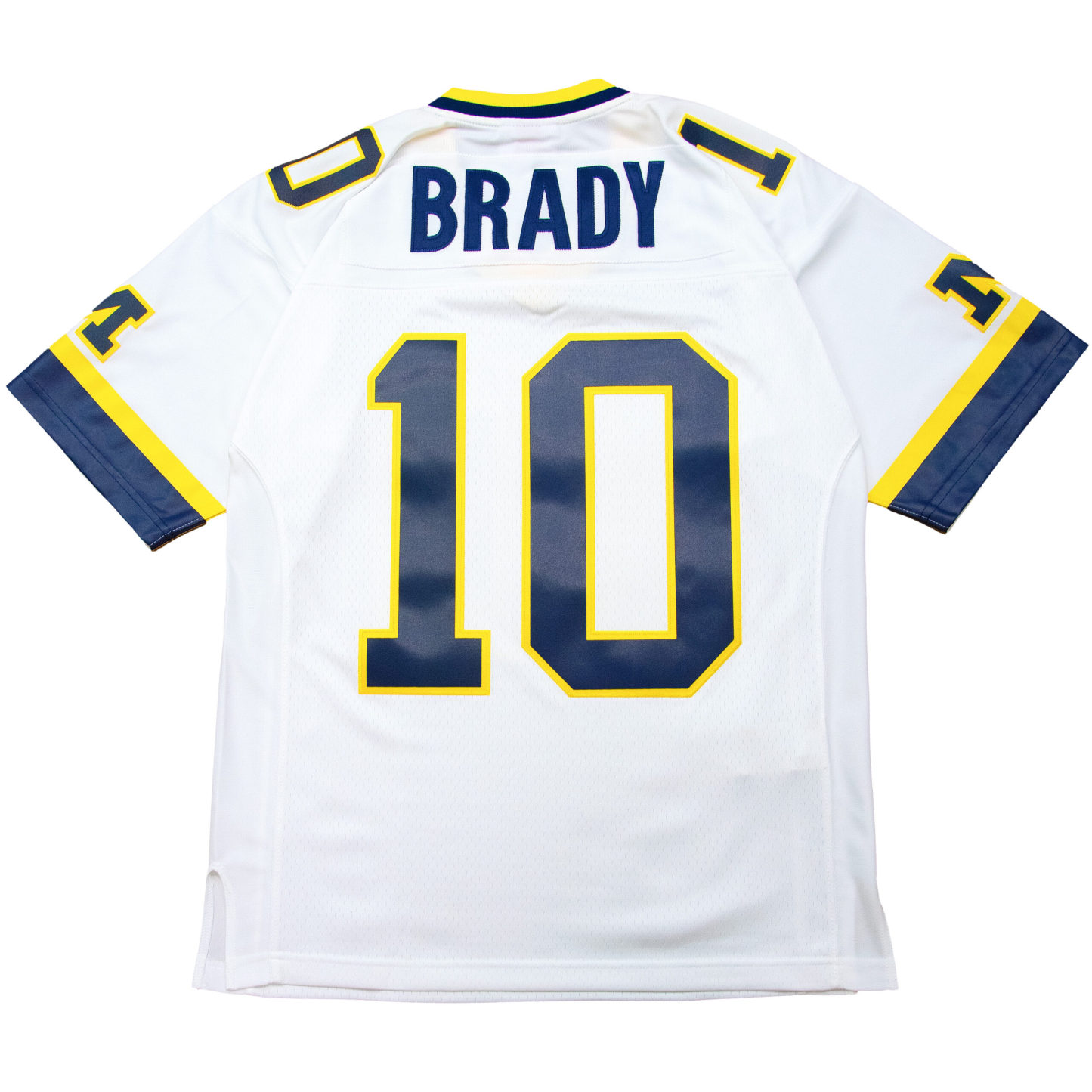 Mitchell & Ness – NCAA White Jersey – Michigan Wolverines – Tom Brady – 1999