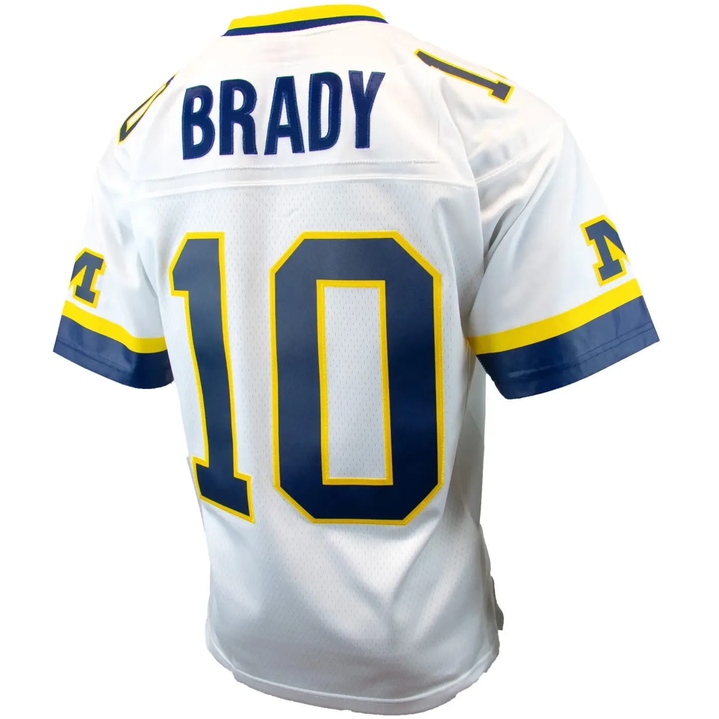 Mitchell & Ness – NCAA White Jersey – Michigan Wolverines – Tom Brady – 1999