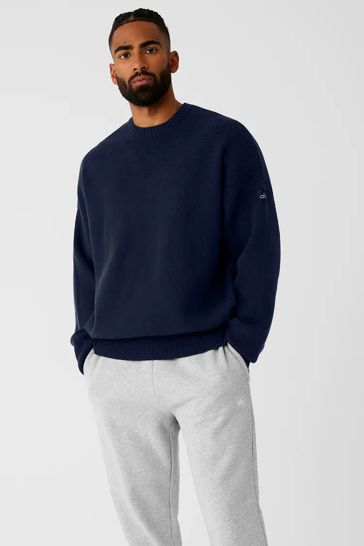 Scholar crew neck sweater