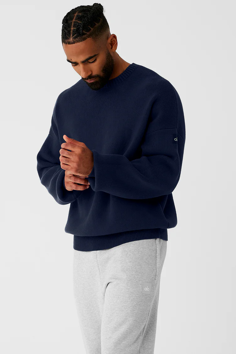 Scholar crew neck sweater