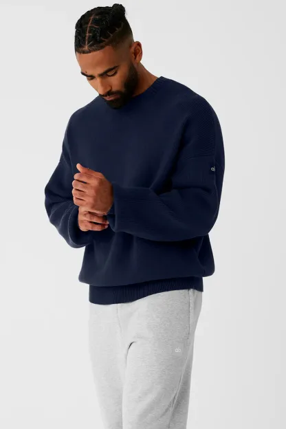 Scholar crew neck sweater