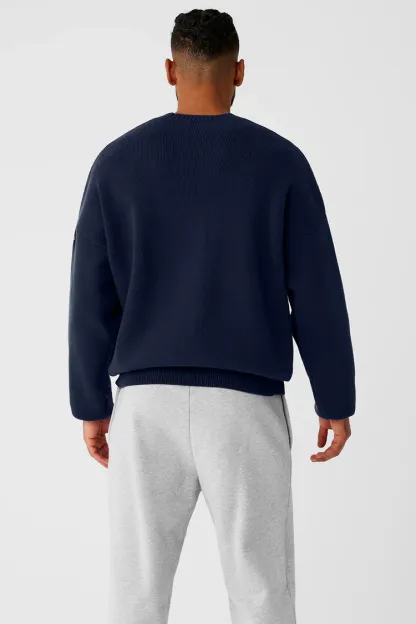 Scholar crew neck sweater