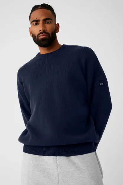 Scholar crew neck sweater