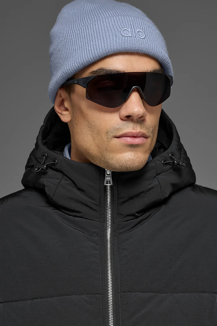 Crinkle Nylon Hooded Stage Puffer