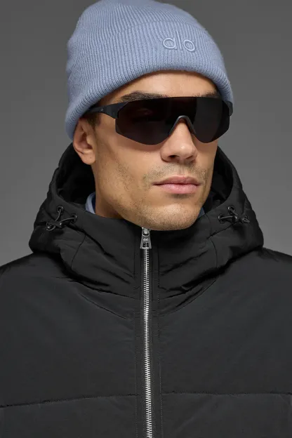 Crinkle Nylon Hooded Stage Puffer