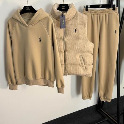 Survêtement sweat + pantalon + Veste sans manches