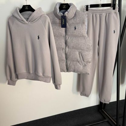 Survêtement sweat + pantalon + Veste sans manches RL