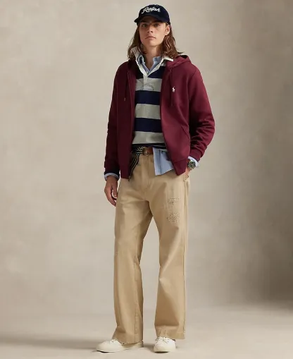 Men's Double-Knit Full-Zip Hoodie