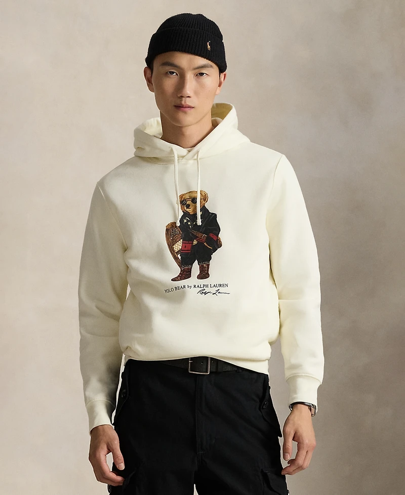 Men's Bear Long-Sleeve Fleece Hoodie