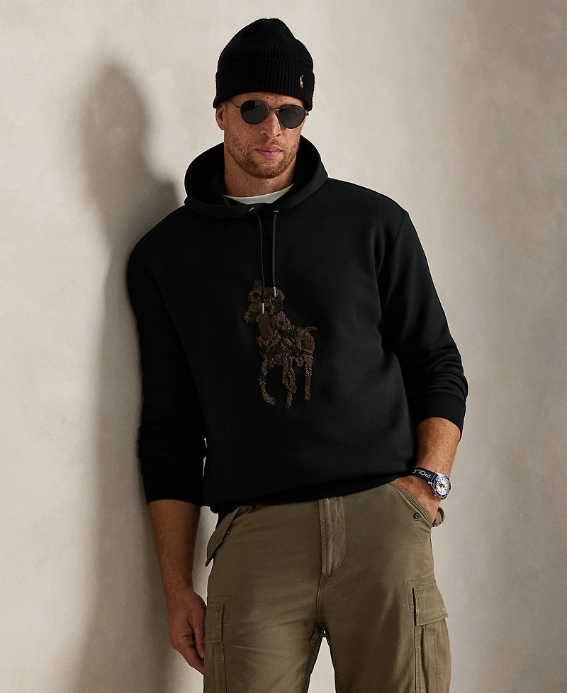 Men's Big & Tall Camo Pony Double-Knit Hoodie