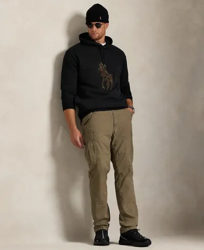 Men's Big & Tall Camo Pony Double-Knit Hoodie