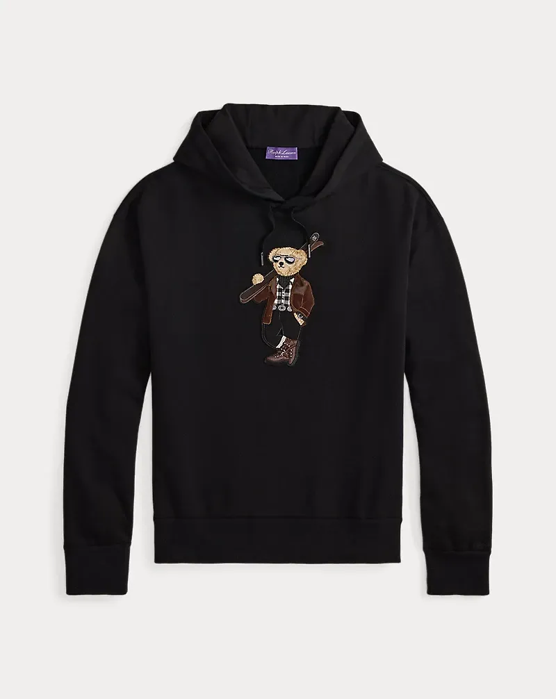 Polo Bear Cotton-Cashmere Fleece Hoodie