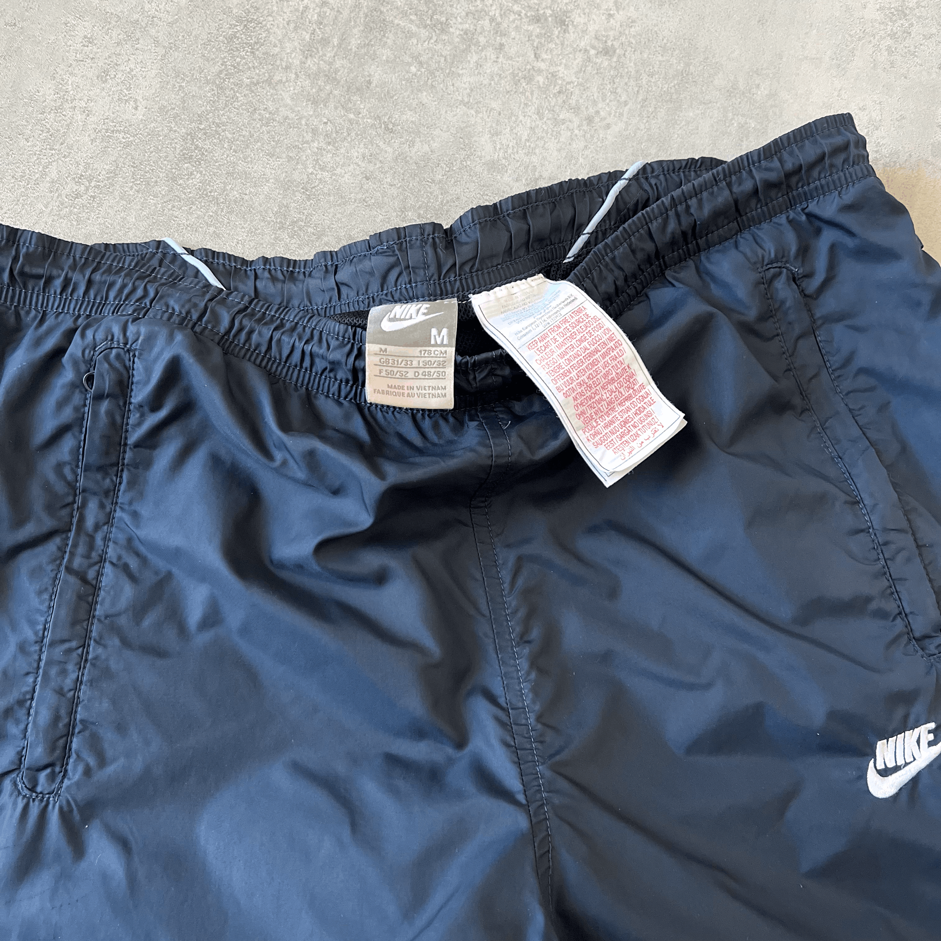 Nike RARE 2000s double swoosh trackpants   