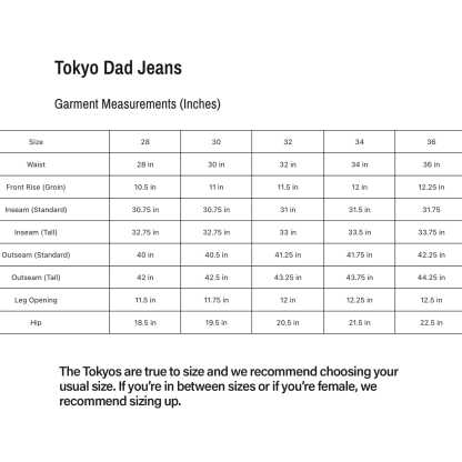 Tokyo Dad Jeans | Baggy, Wide-Leg