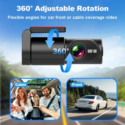 1080P WiFi Dash Cam for Car DVR Camera Mini Video Recorder HD Night Vision Front Car Camera 24H Parking Mode Wide Angle Dashcam