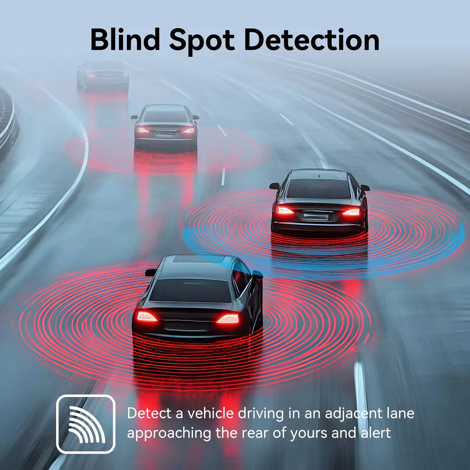 4K Dash Cam 4 Channel 360° Rearview Mirror Dashcam Front Left Right Rear ADAS Dash Camera for Cars Touch Screen Video Recorder