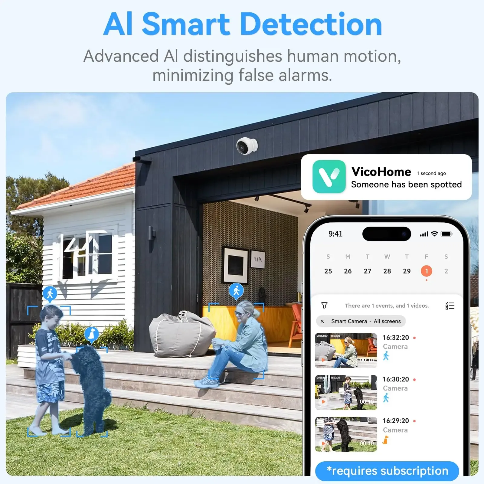 2K Wifi Magnetic Battery Security Camera Indoor/Outdoor 5MP Wireless IP Camera Color Night Vision Motion Tracking Surveillance