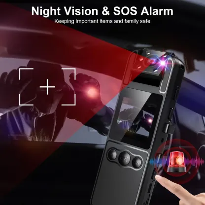 4k Action Camera Outdoor 180° Rotate Wifi Sport Camera Portable Wearable Mini Body Worn Cam Travel Vlog Bicycle Driver Recorder