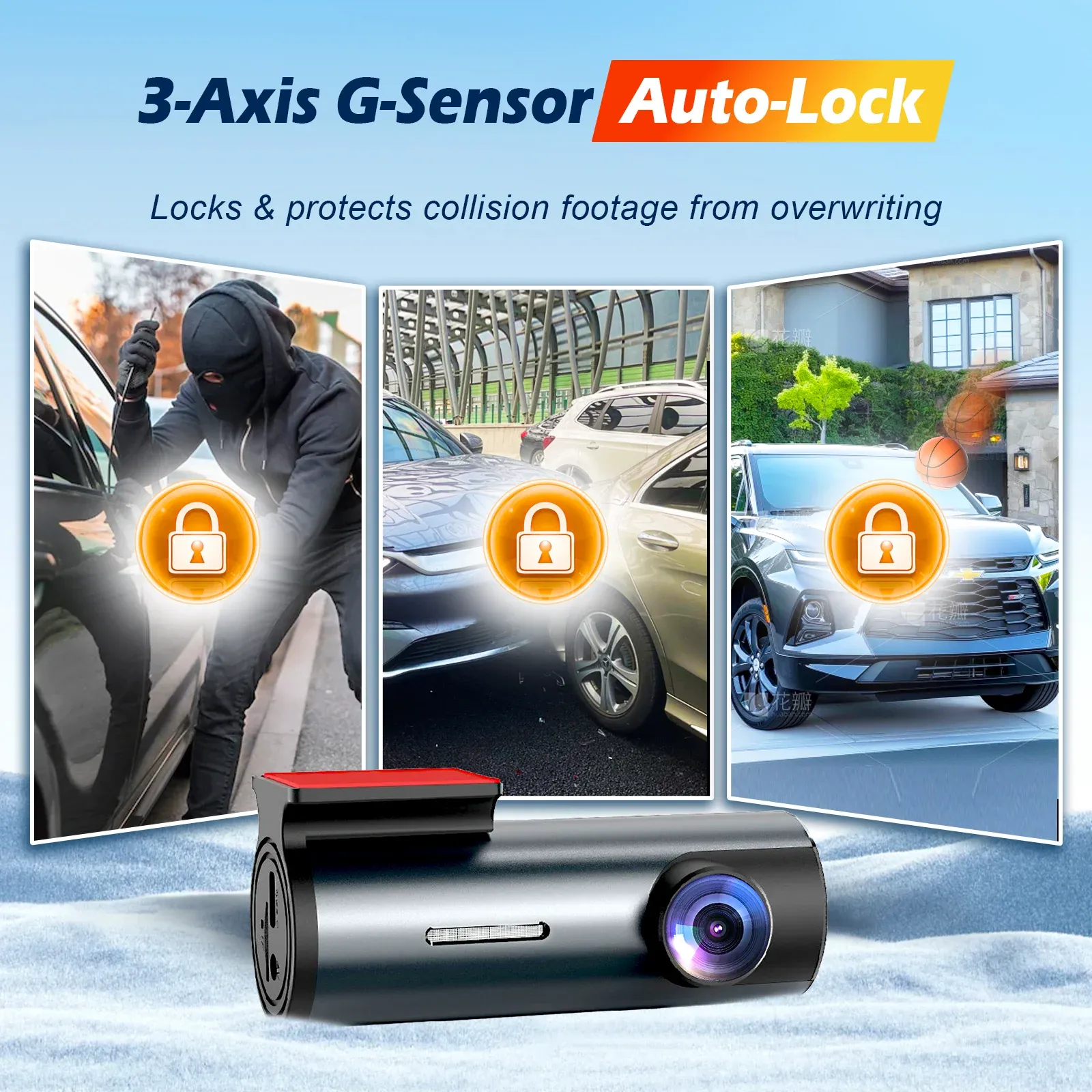 4K Dash Cam Auto Dashcam Mini Front GPS Car Camera G-Sensor WiFi WDR Night Vision 24H Parking Monitor Car DVR Video Recording