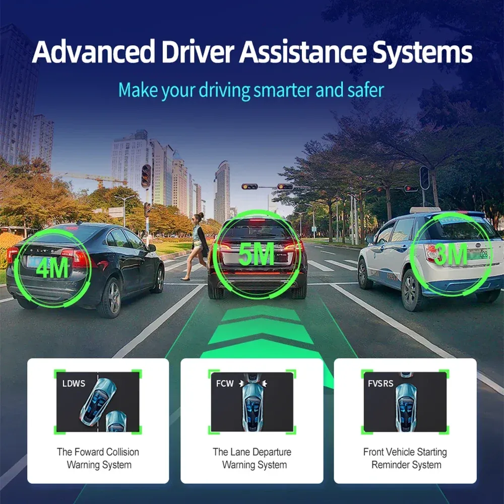 10.26 Inch 4K Dual Len Dash Cam Wireless Carplay Android Auto Car DVR Multimedia Video Player Voice Control GPS Driving Recorder