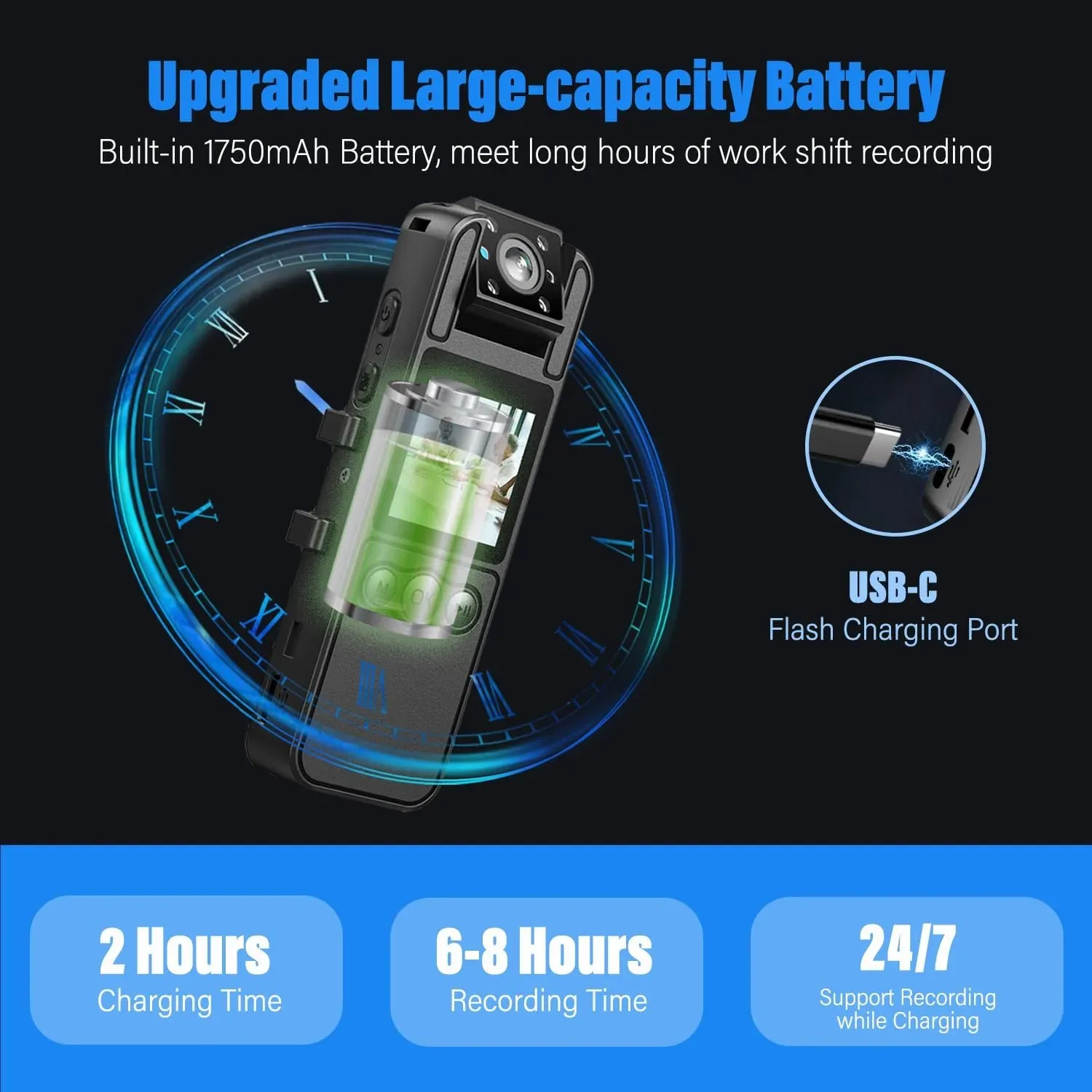 4k Action Camera Outdoor 180° Rotate Wifi Sport Camera Portable Wearable Mini Body Worn Cam Travel Vlog Bicycle Driver Recorder