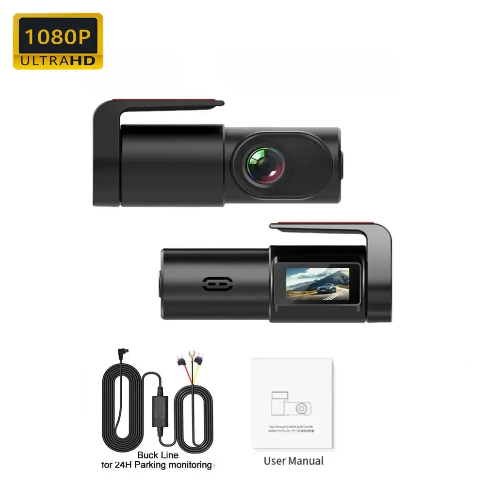 1080P WiFi Dash Cam for Car DVR Camera Mini Video Recorder HD Night Vision Front Car Camera 24H Parking Mode Wide Angle Dashcam