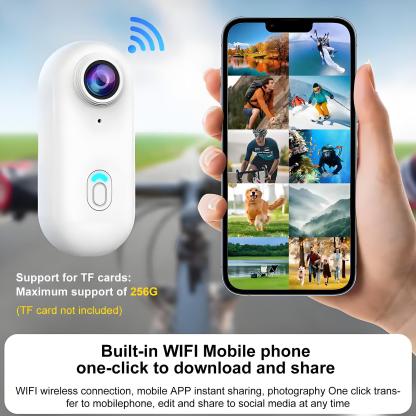 4K Bodycam Mini Camera Outdoor Action Bike Sport Magnetic Wearable Camera Wifi Waterproof Vlog Body Helmet Camera for Cycling