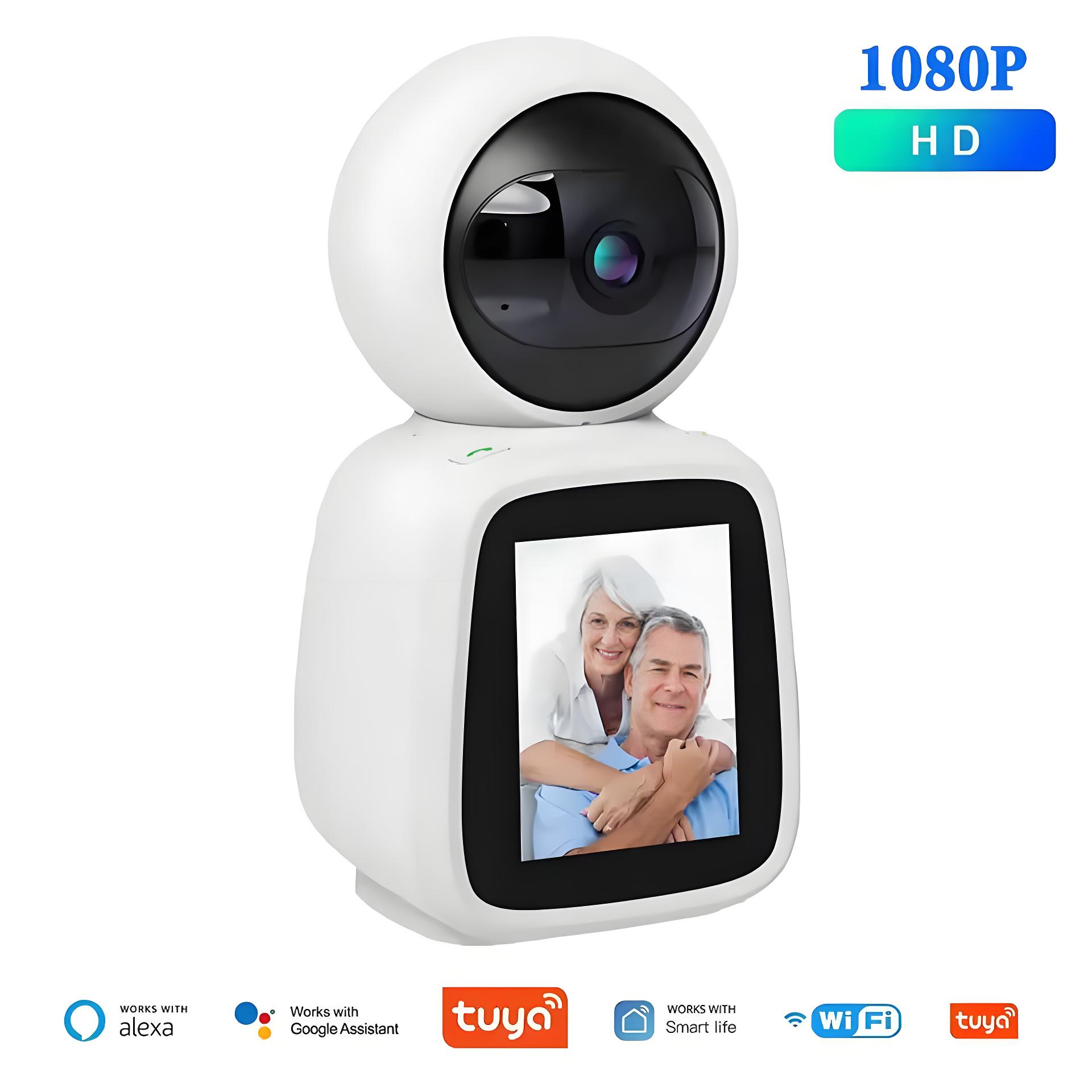 Tuya Wifi IP Camera PTZ Indoor 4MP Two-way Voice Video Call Monitoring Cam Baby Monitor 1080P HD Color Night Vision Surveillance