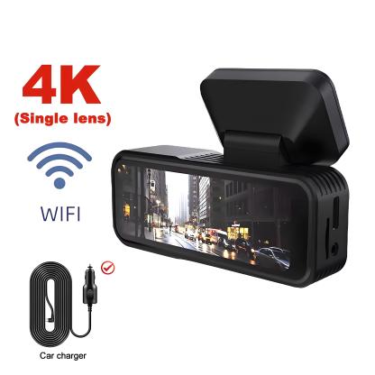 4K WIFI Dual Lens Dash Cam UHD Video Recording Car Camera DVR IR Night Vision Support GPS 24H Parking Wide Angle Car DVR Camera