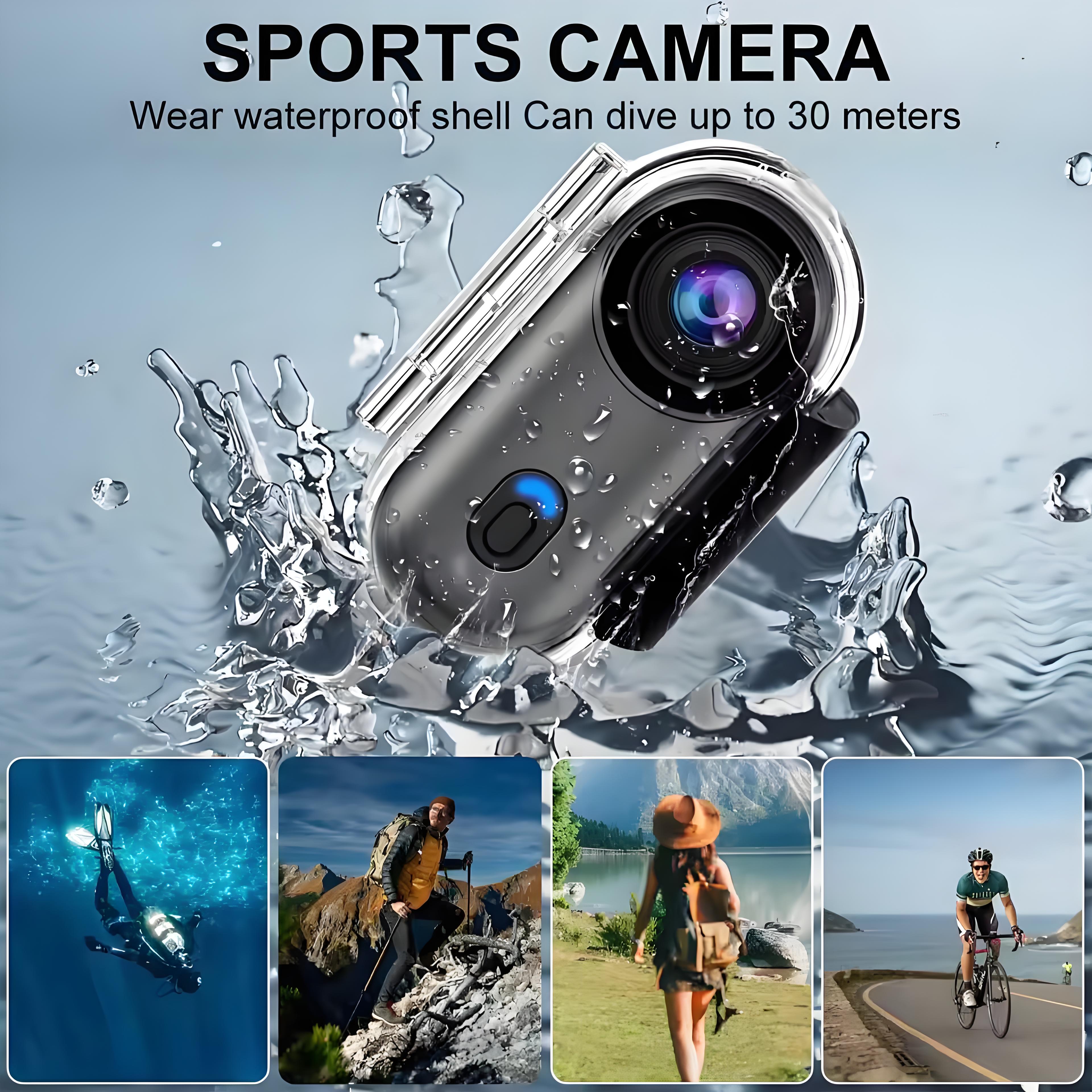 4K Bodycam Mini Camera Outdoor Action Bike Sport Magnetic Wearable Camera Wifi Waterproof Vlog Body Helmet Camera for Cycling