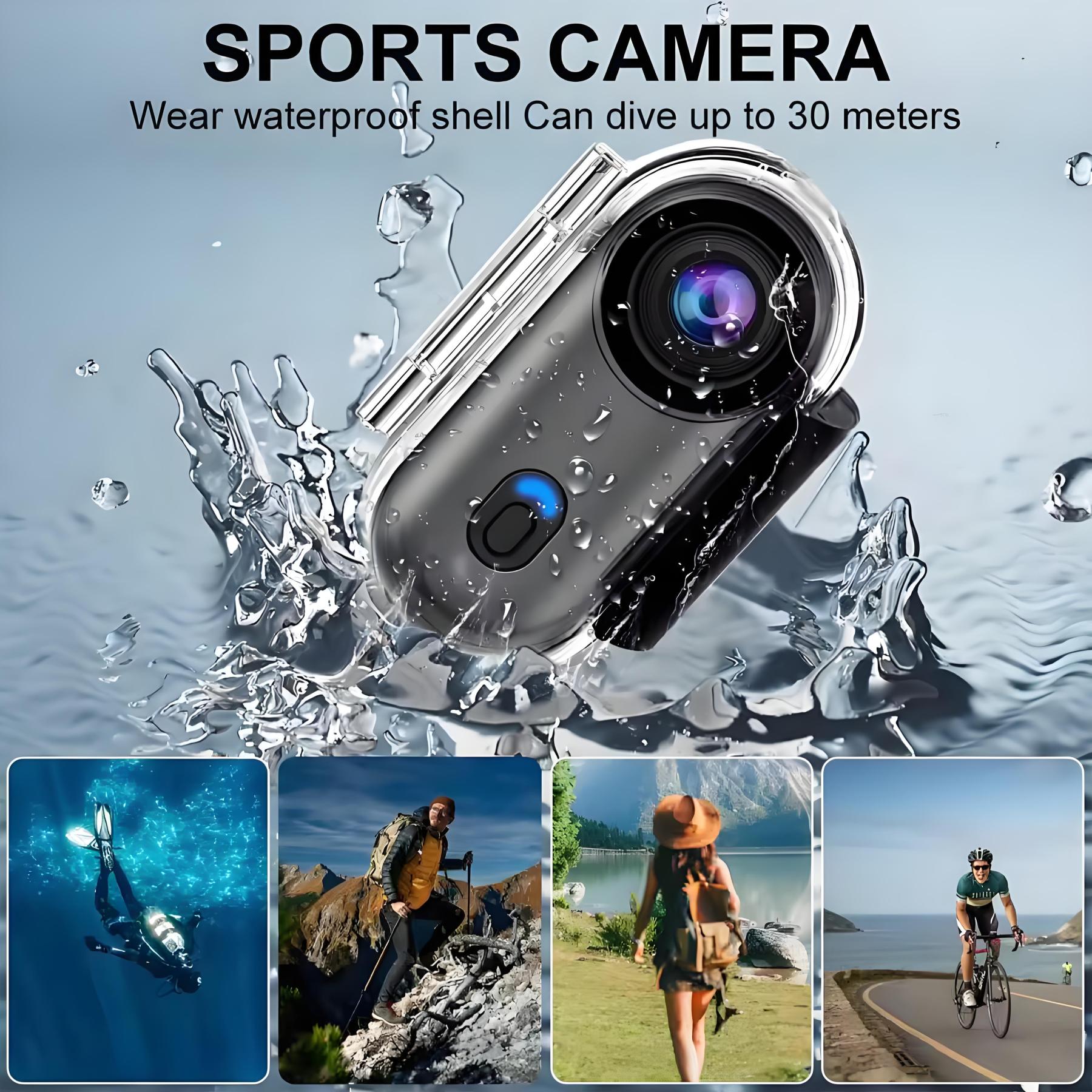 4K Bodycam Mini Camera Outdoor Action Bike Sport Magnetic Wearable Camera Wifi Waterproof Vlog Body Helmet Camera for Cycling