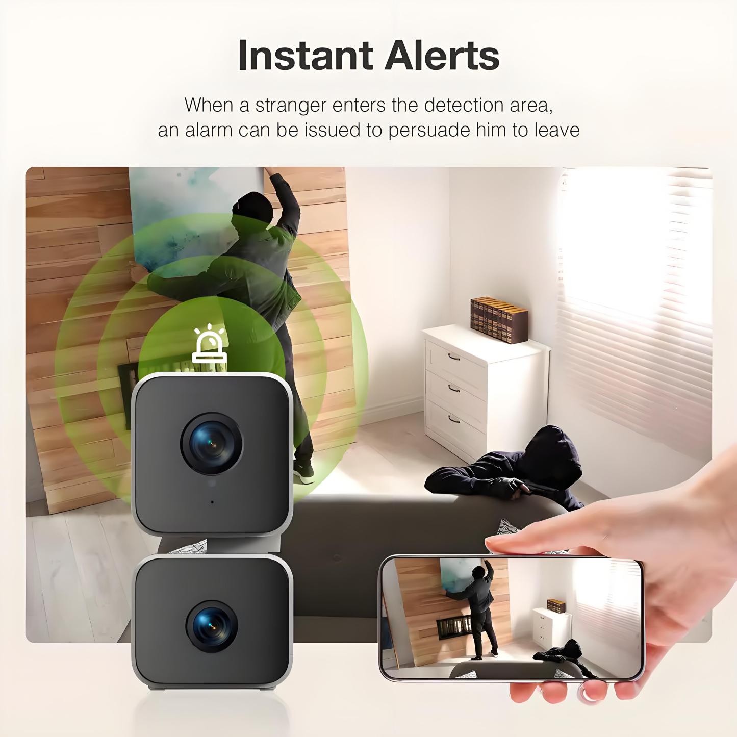 4K 8MP Tuya Dual Lens PTZ WIFI Camera Indoor HD Dual Screen Ai Human Auto Tracking Security Surveillance PIR Human Detection Cam