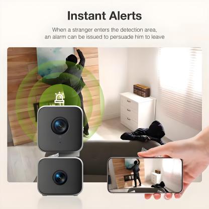 4K 8MP Tuya Dual Lens PTZ WIFI Camera Indoor HD Dual Screen Ai Human Auto Tracking Security Surveillance PIR Human Detection Cam