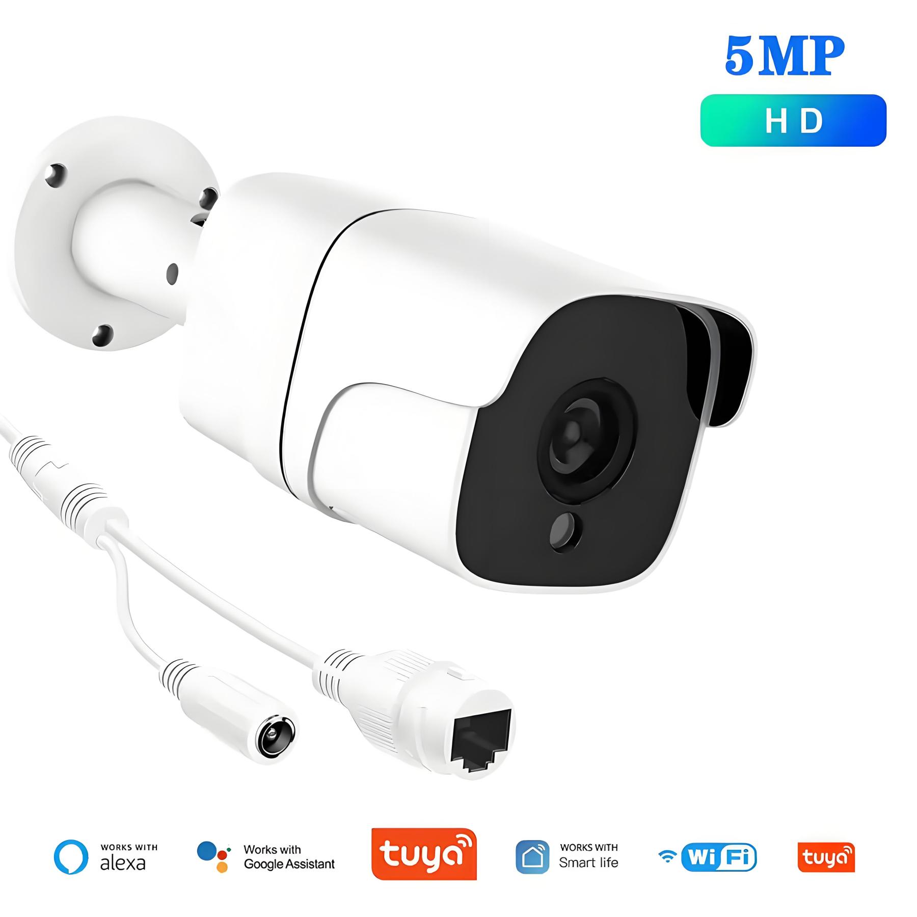 5MP Tuya 5G Wifi IP Camera Outdoor Bullet Smart Home Security Cameras 