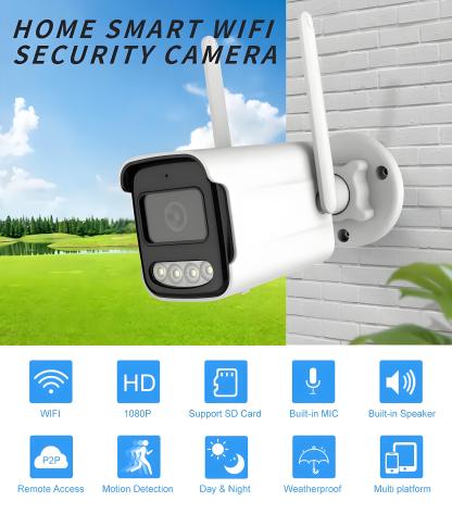 Tuya Wifi IP Camera Wireless HD 5MP AI Human Detect Camera CCTV Bullet Outdoor Surveillance Security Protection Waterproof Cam